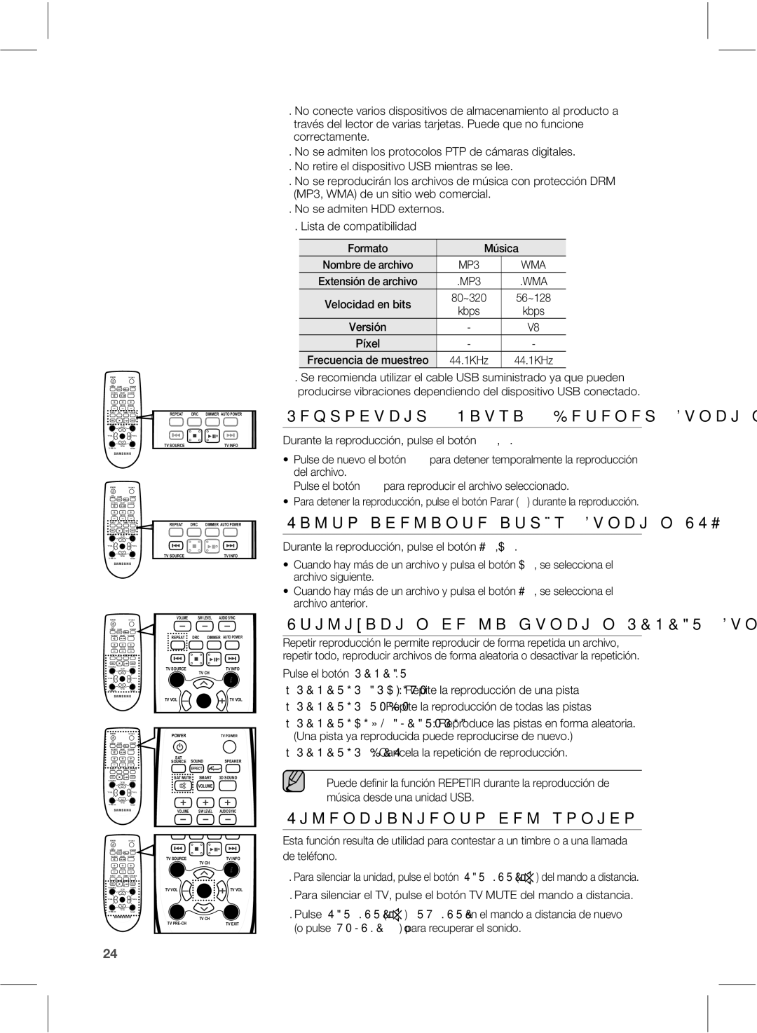 Samsung HW-E551/ZF 3FQSPEVDJS1BVTB%FUFOFS VODJØO64#, 4BMUPBEFMBOUFBUSÈT VODJØO64#, 4JMFODJBNJFOUPEFMTPOJEP 