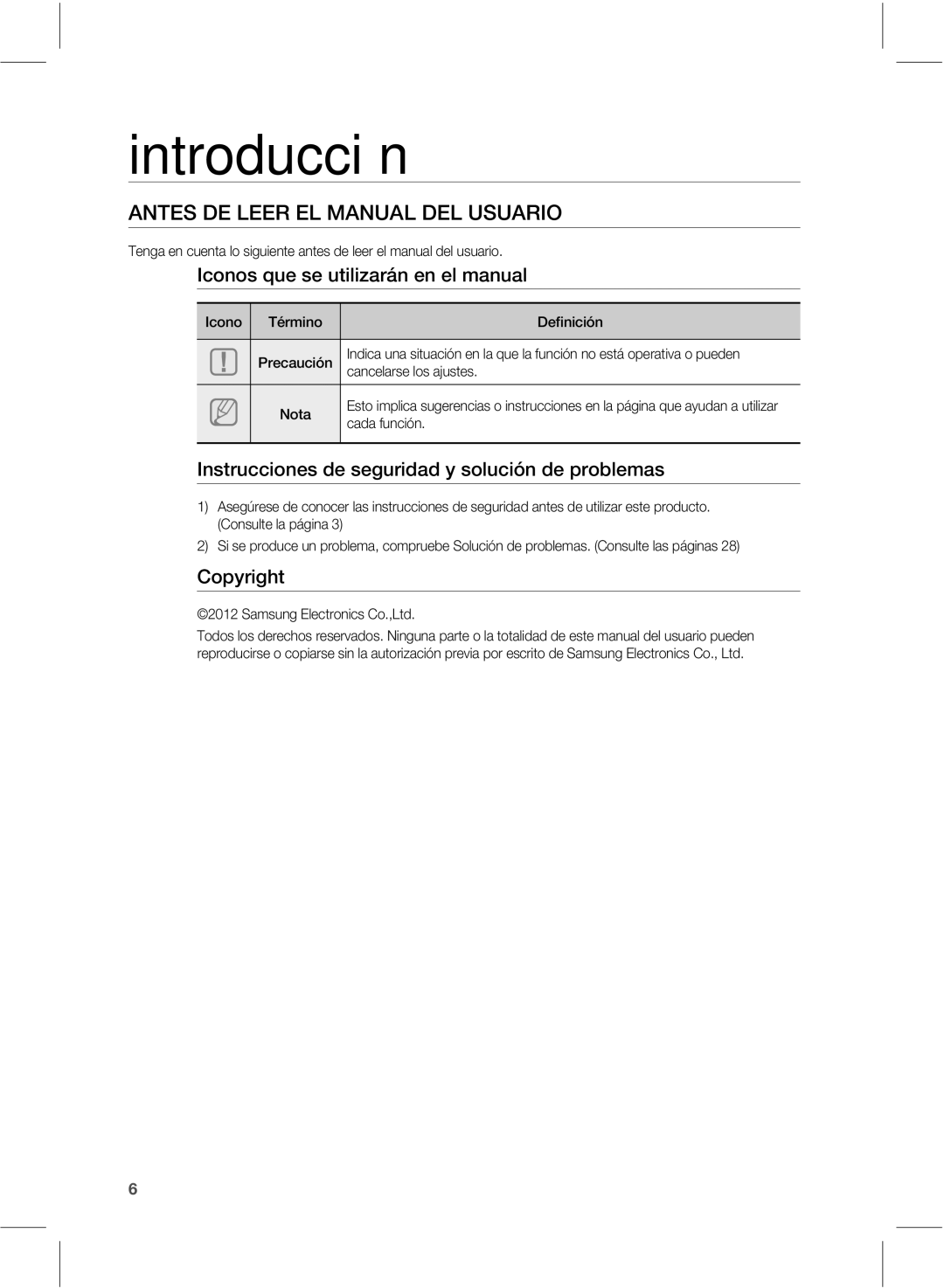 Samsung HW-E551/ZF manual Introducción, %&-&&3&-./6-%&-6463*0 