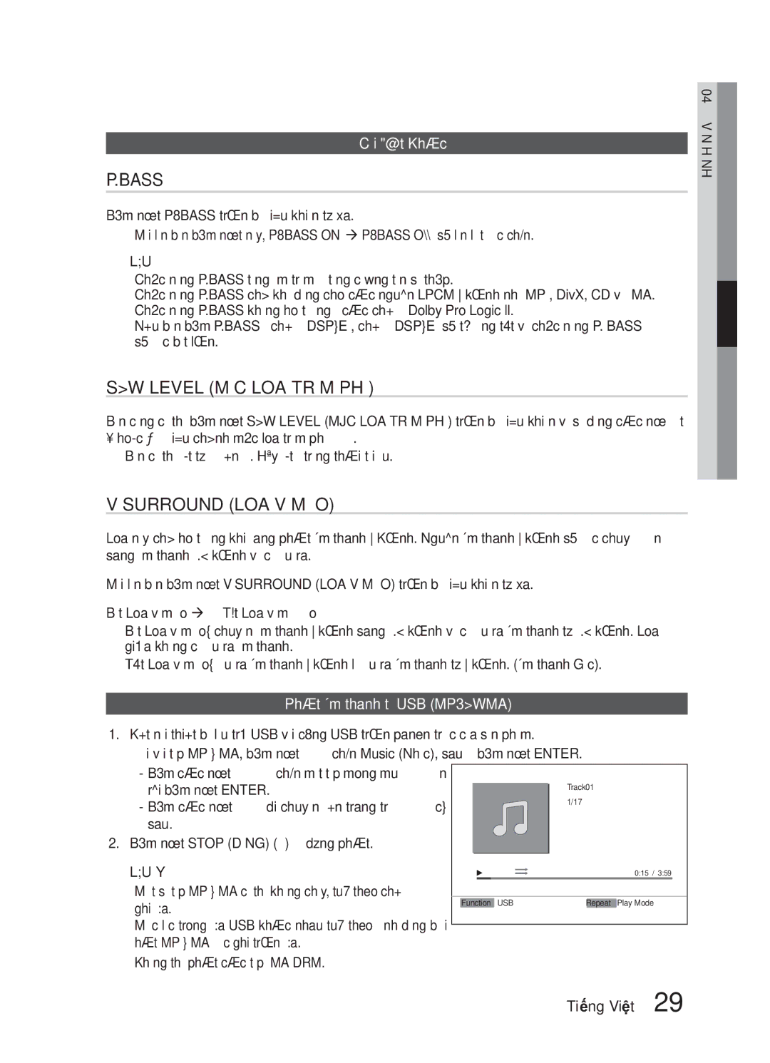 Samsung HW-E6500/XV manual Bass 