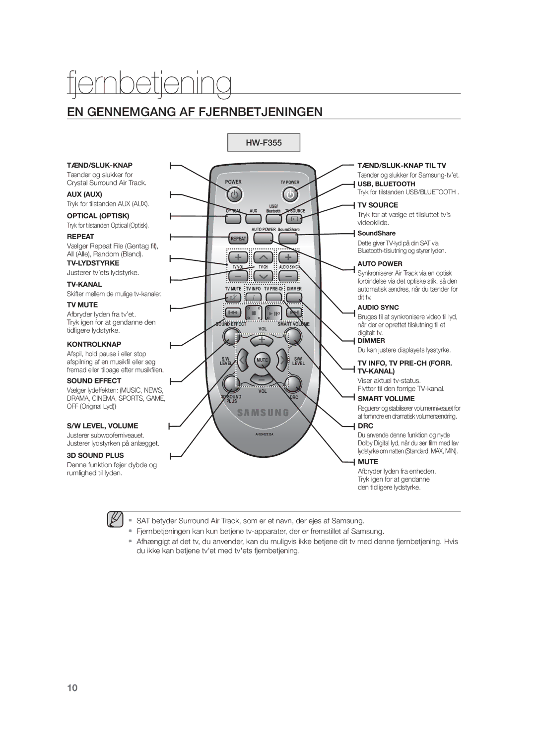 Samsung HW-F350/XE manual USB, Bluetooth 