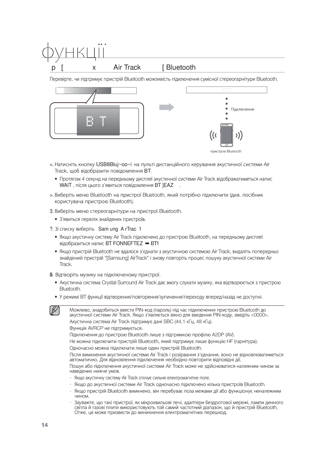 Samsung HW-F355/RU, HW-F350/RU manual Підключення 