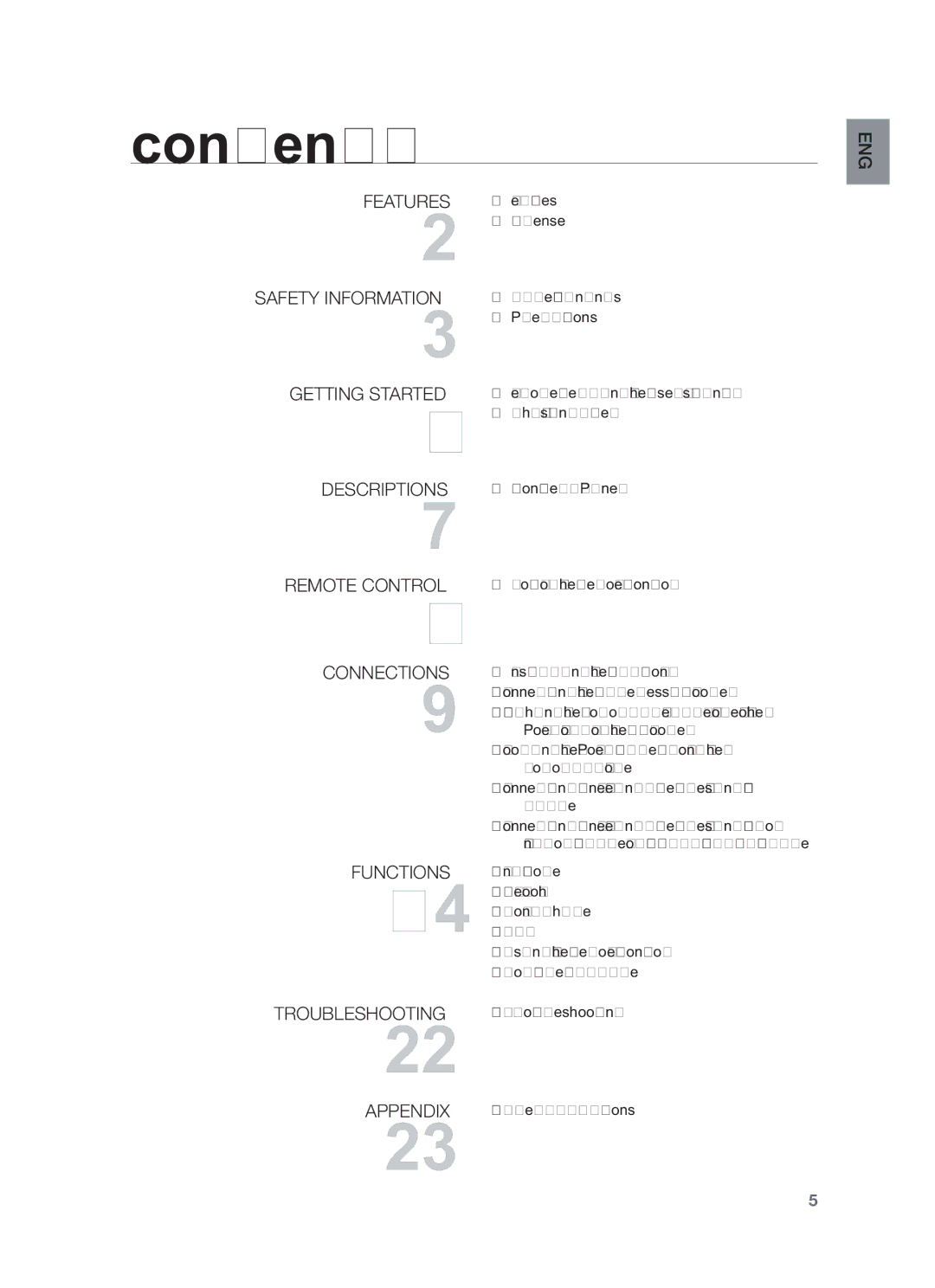 Samsung HW-F450/TK, HW-F450/XN, HW-F450/EN, HW-F450/ZF, HW-F450/XE manual Contents 