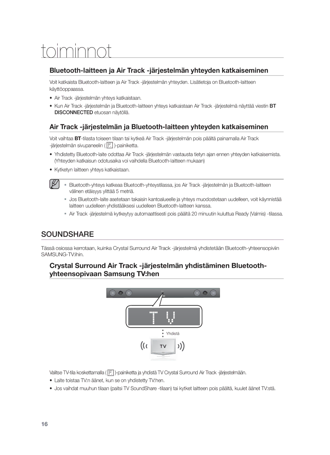 Samsung HW-F450/XE manual Järjestelmän sivupaneelin 