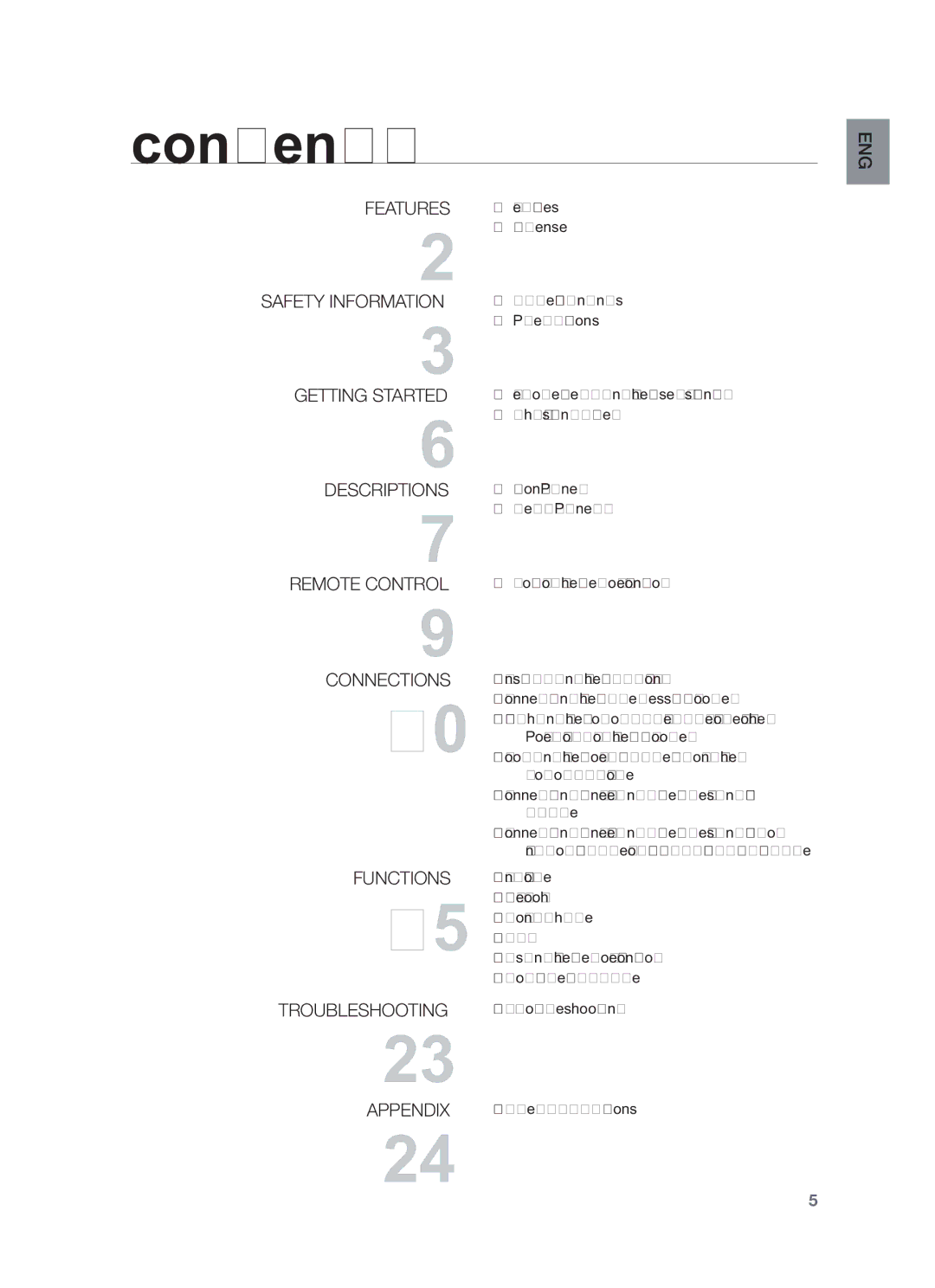 Samsung HW-F551/SQ manual Contents 