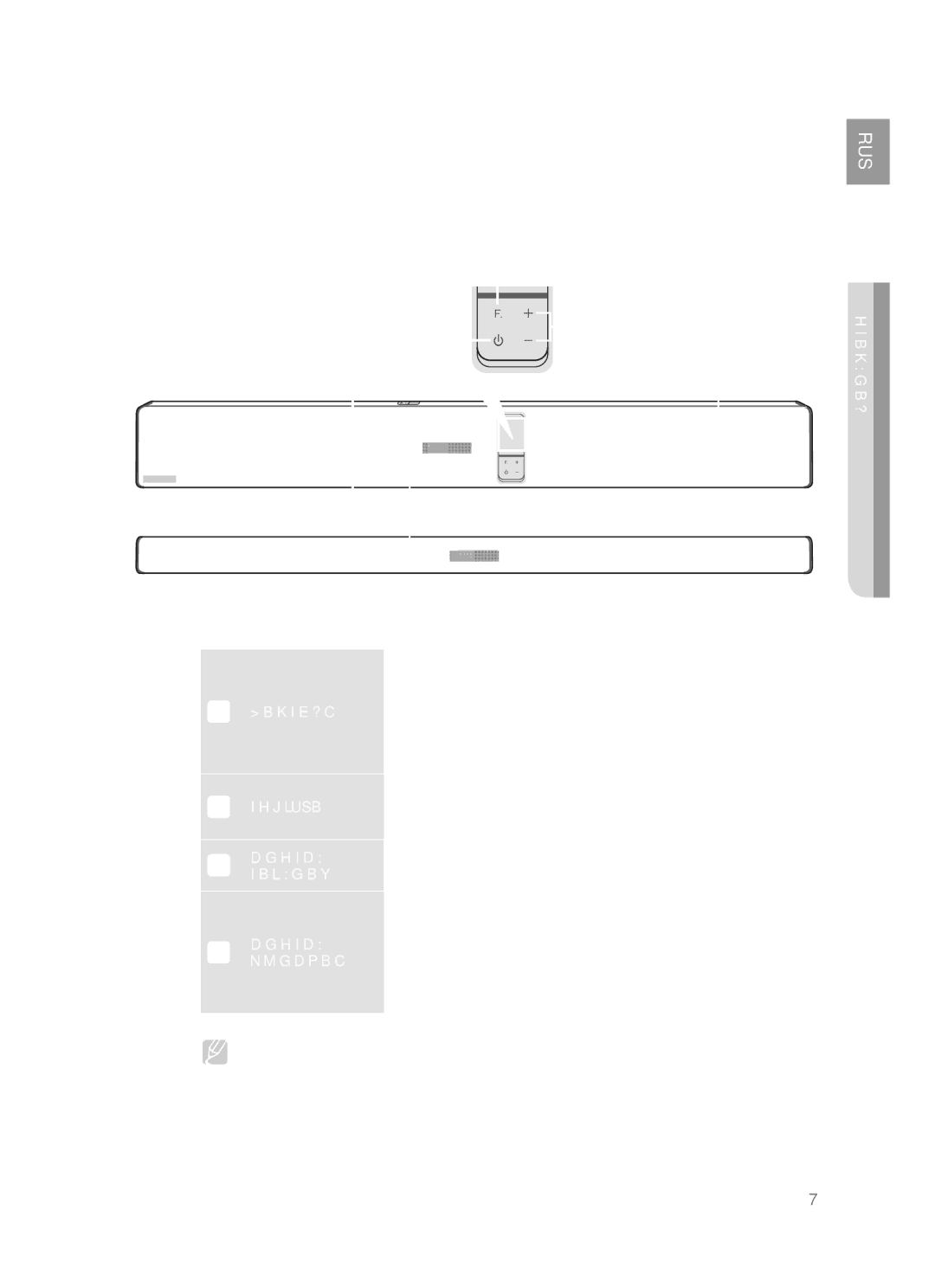 Samsung HW-F750/RU manual Описание, ПȿɊȿДɇЯЯ/ɇИЖɇЯЯ ПȺɇȿЛЬ 