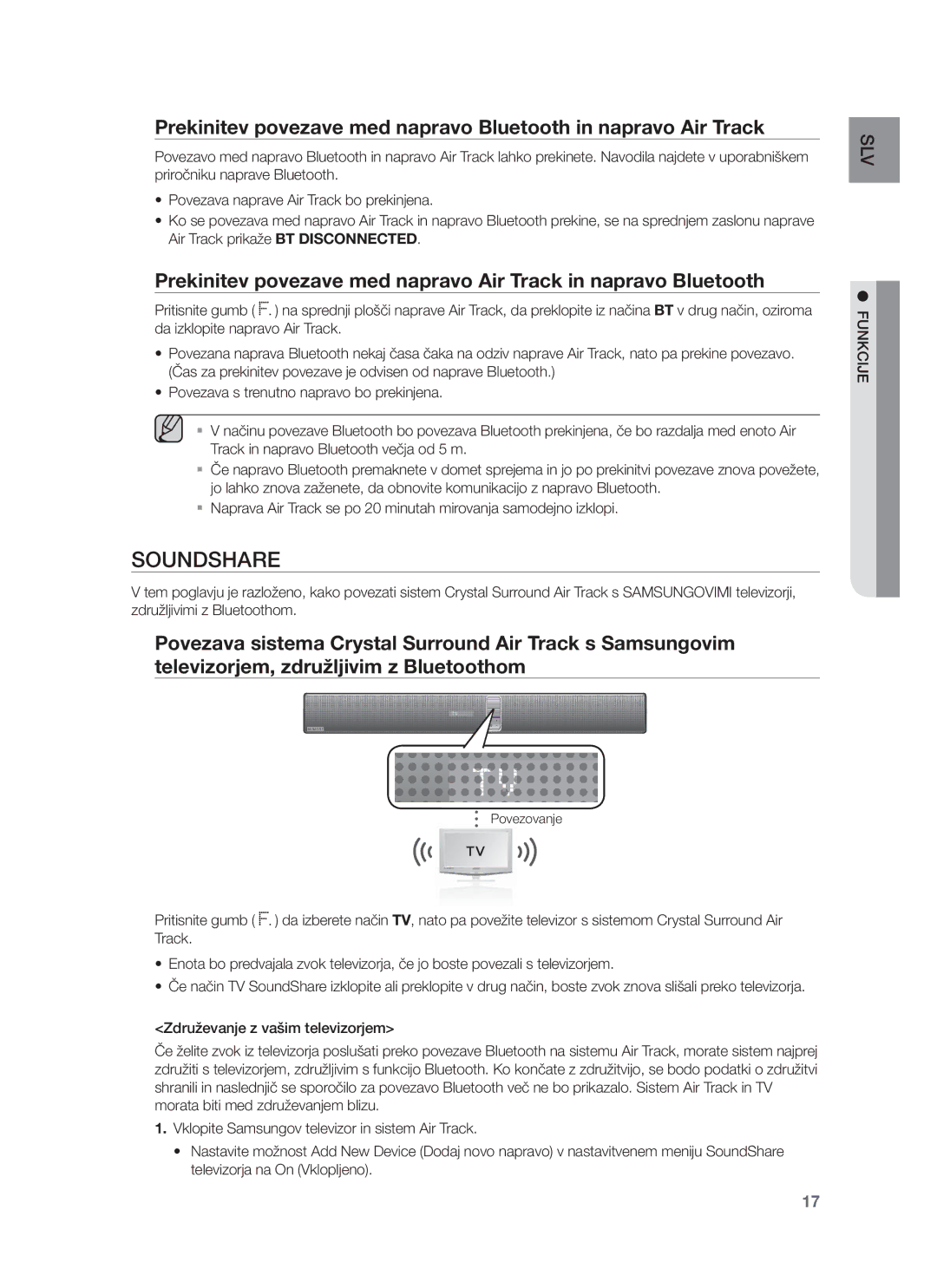 Samsung HW-F750/EN, HW-F751/EN, HW-F750/XE, HW-F751/XE manual Povezovanje 