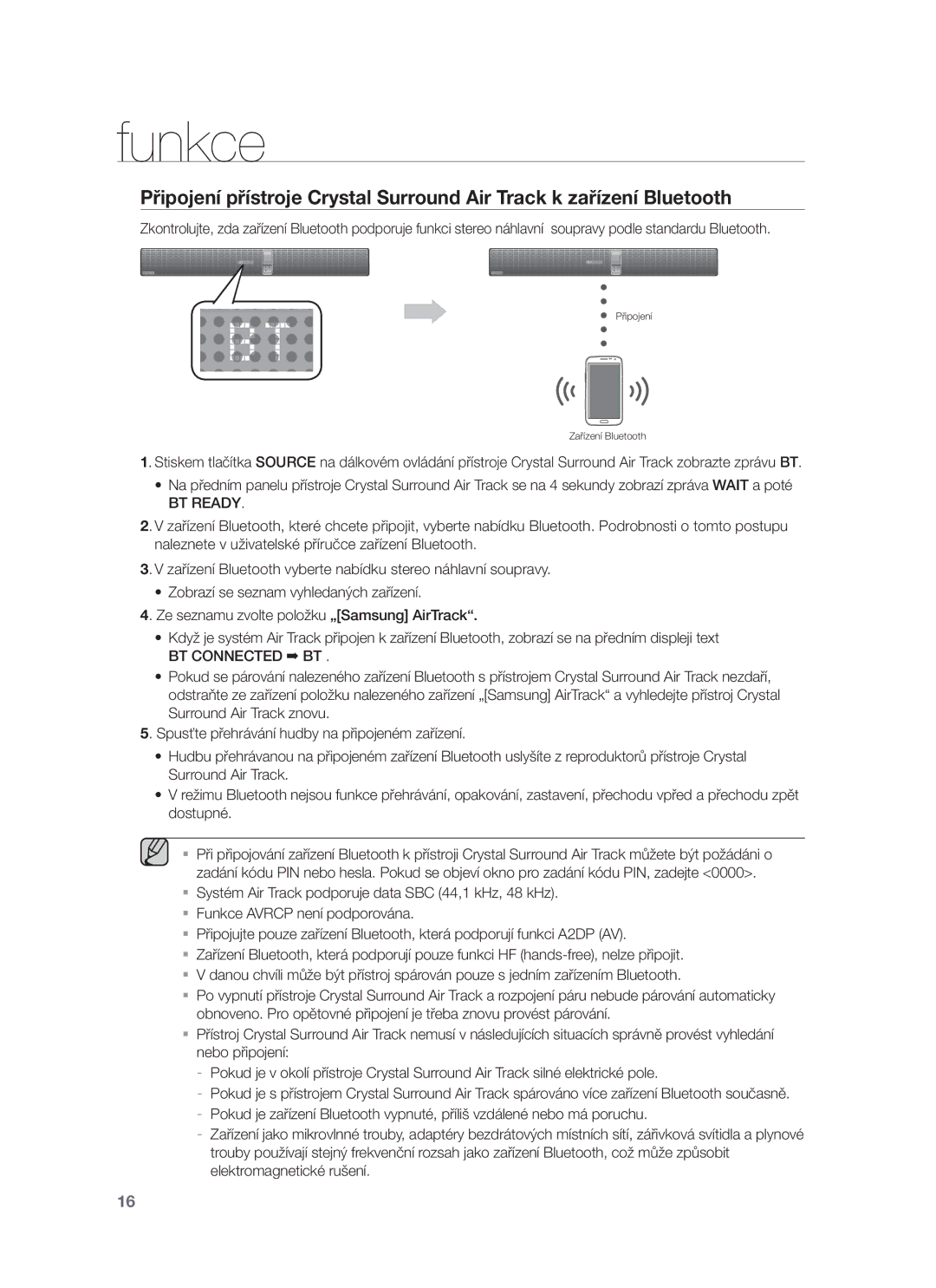 Samsung HW-F751/XE, HW-F751/EN, HW-F750/EN, HW-F750/XE manual BT Ready, BT Connected BT 