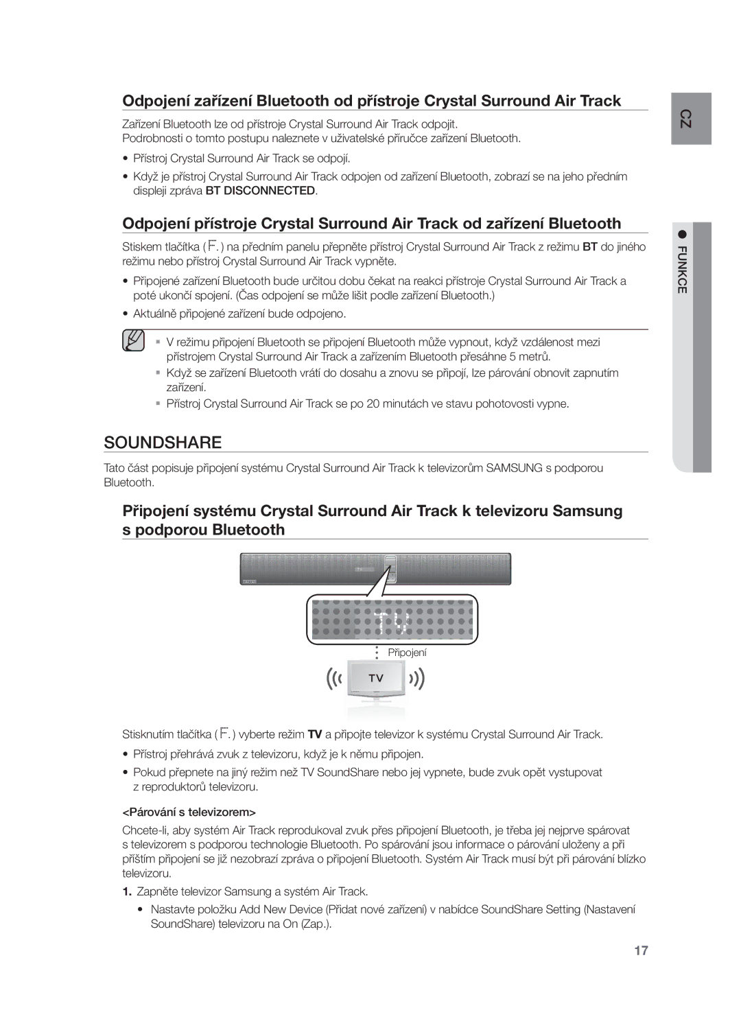 Samsung HW-F751/EN, HW-F750/EN, HW-F750/XE, HW-F751/XE manual Připojení 