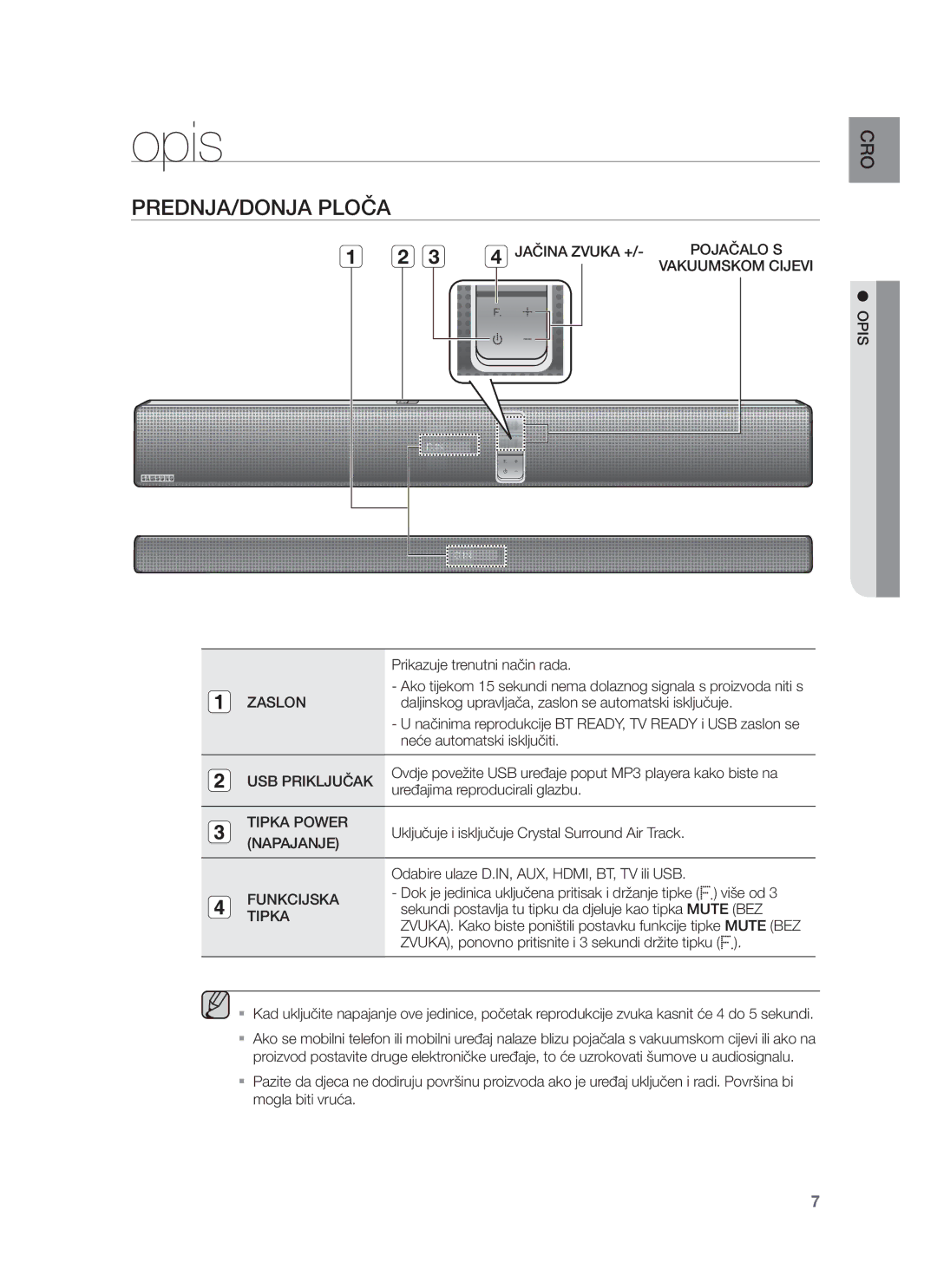 Samsung HW-F750/EN, HW-F751/EN manual Opis 