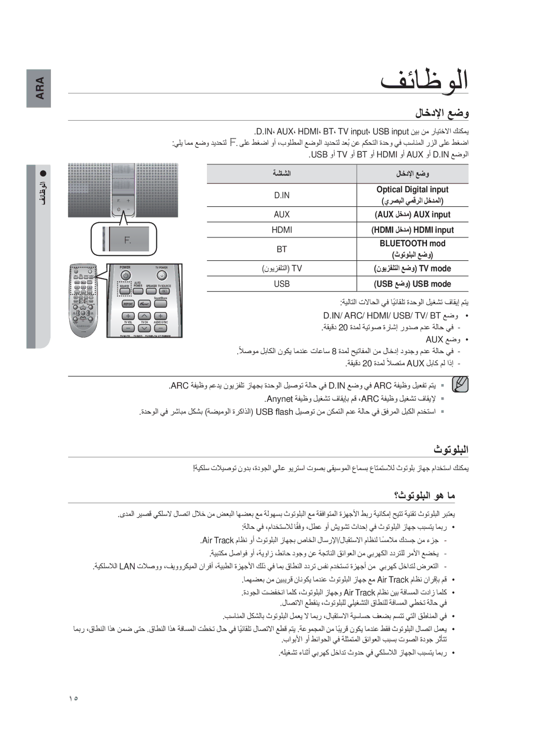 Samsung HW-F751/UM manual ΘΎυϭϟ, لﺎΧدϹا ﻊοو, ؟Ιوηوϡαﻟا وھ ﺎﻣ 