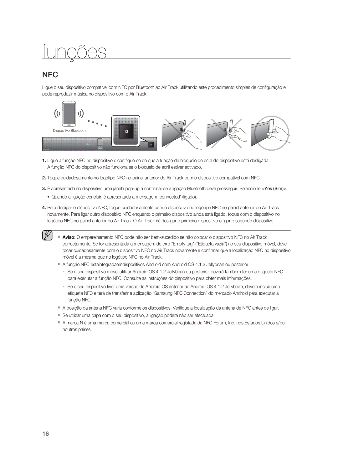 Samsung HW-F850/ZF manual Nfc 