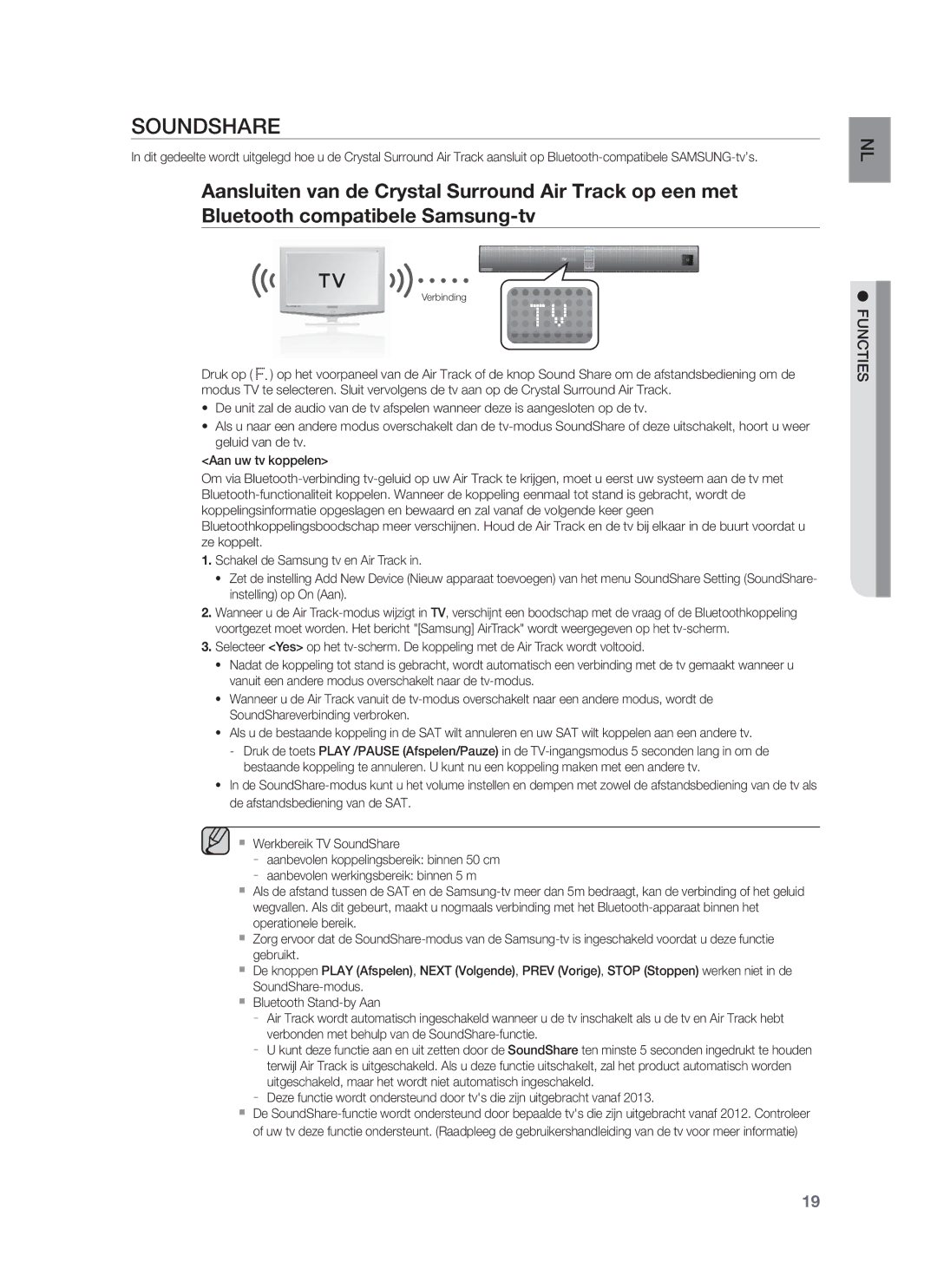 Samsung HW-F850/EN, HW-F850/ZG, HW-F850/ZF manual Verbinding 