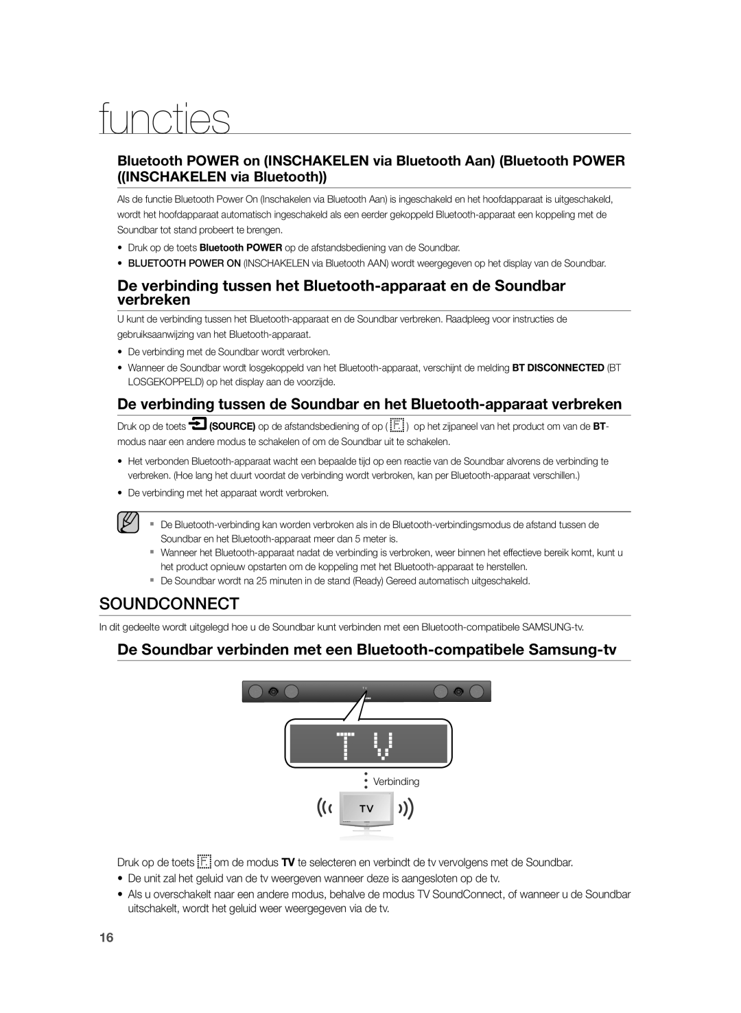 Samsung HW-H430/EN, HW-H430/XN manual Soundconnect, Verbinding 