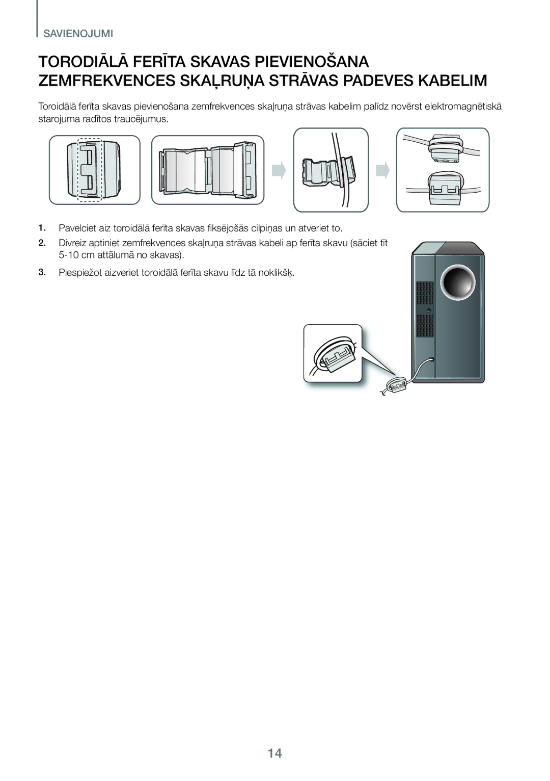 Samsung HW-H450/EN manual Savienojumi 