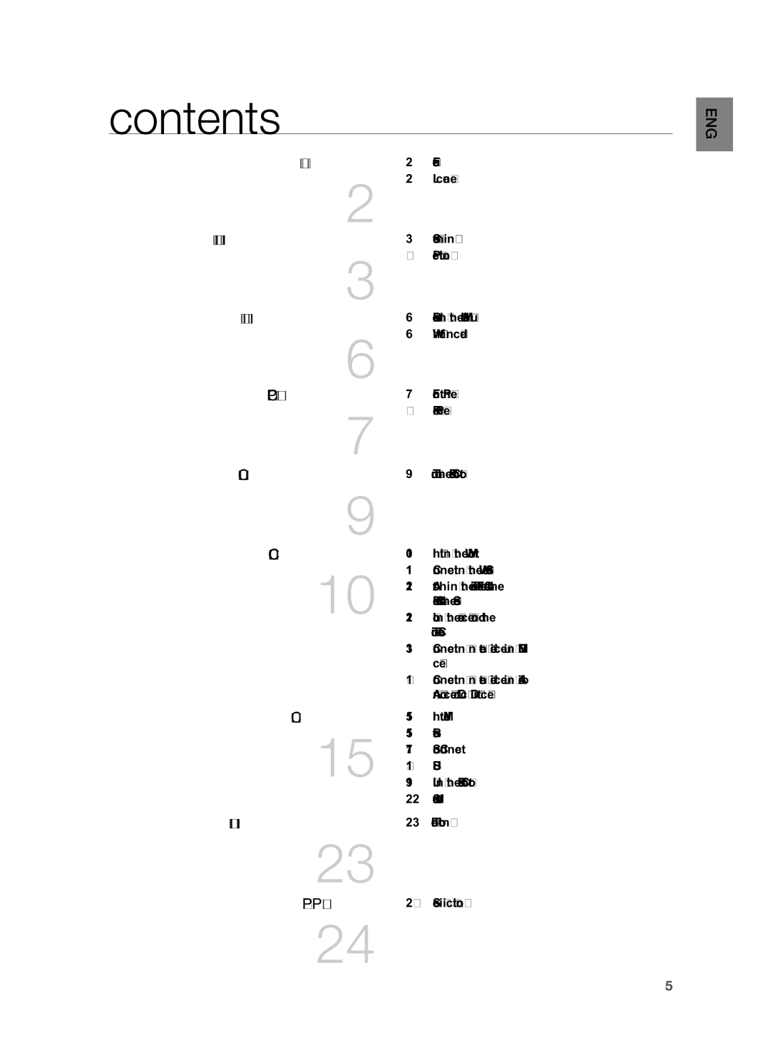 Samsung HW-H551/ZF, HW-H551/TK, HW-H551/EN manual Contents 