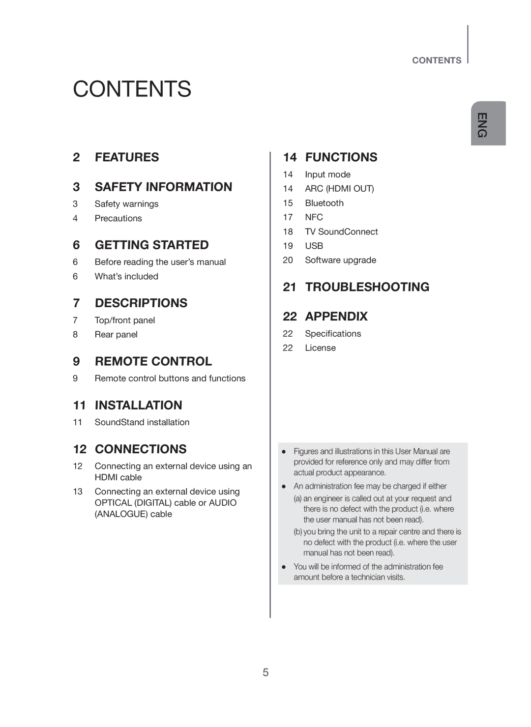 Samsung HW-H600/SQ manual Contents 