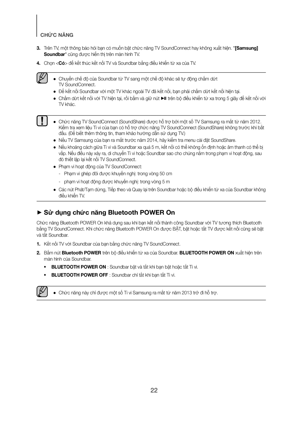 Samsung HW-H7501/XV manual + Sử dụng chức năng Bluetooth Power On 