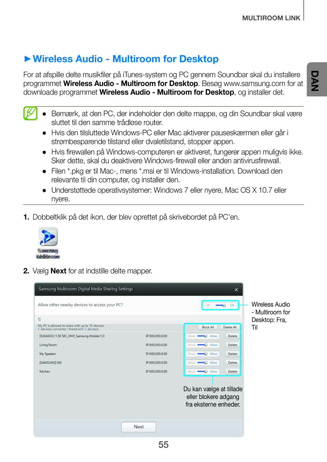 Samsung HW-F751/XE, HW-H750/XE, HW-H751/XE manual ++Wireless Audio Multiroom for Desktop 