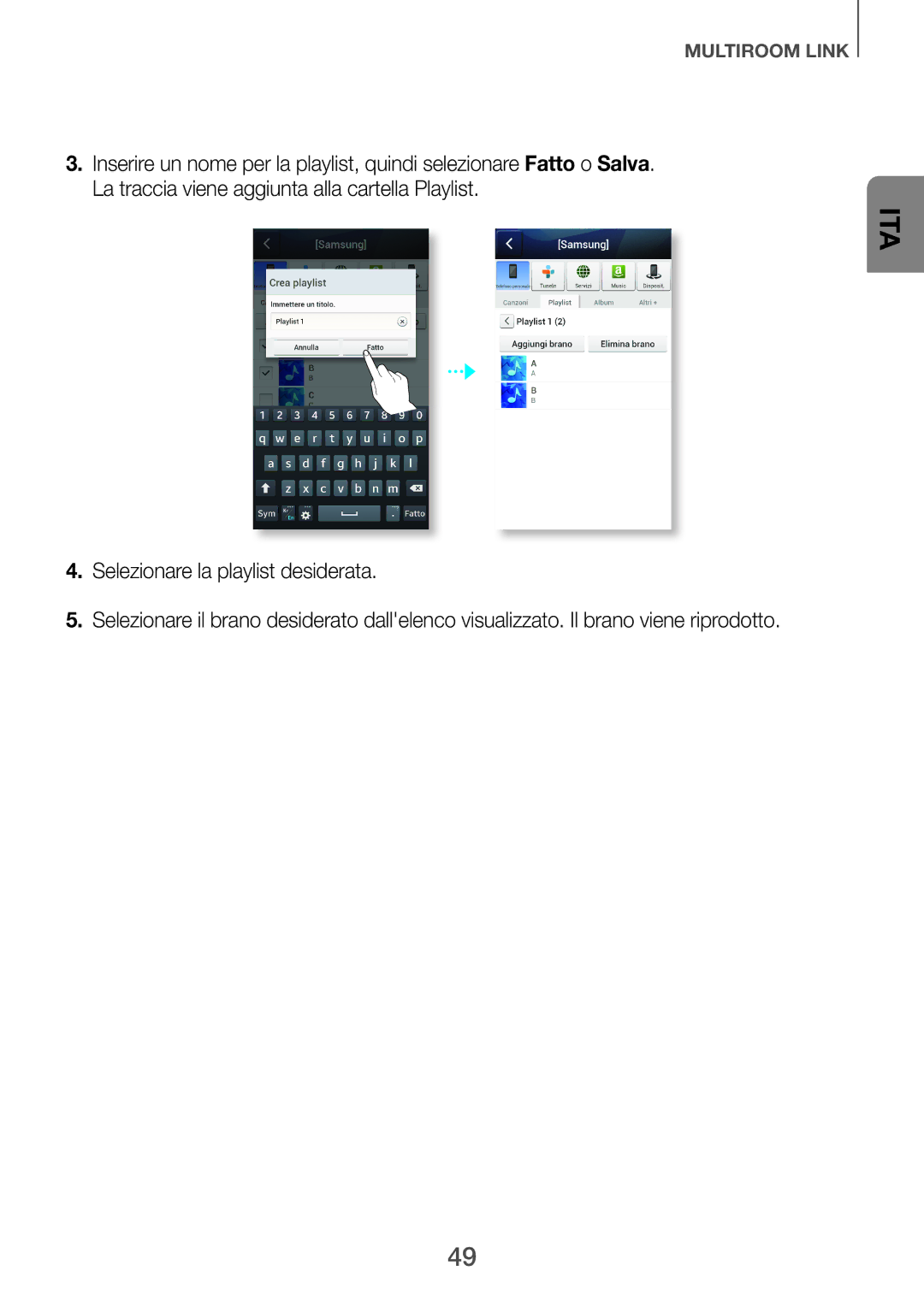 Samsung HW-F751/ZF, HW-H750/ZF manual Ita 