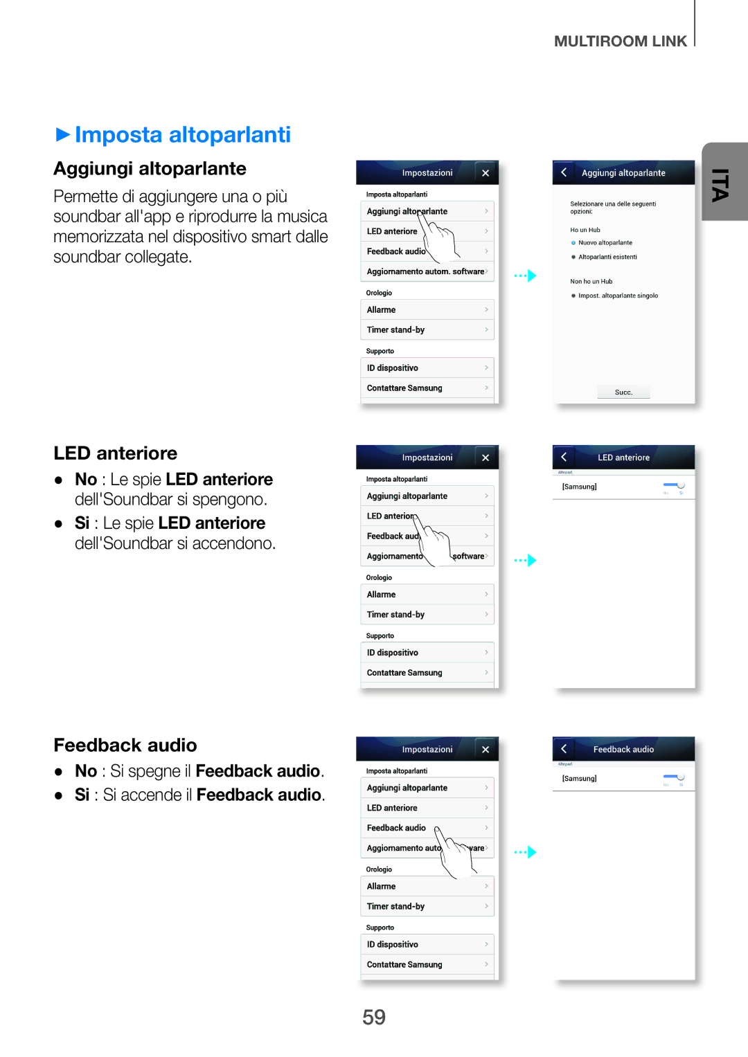 Samsung HW-F751/ZF, HW-H750/ZF manual ++Imposta altoparlanti, Aggiungi altoparlante 