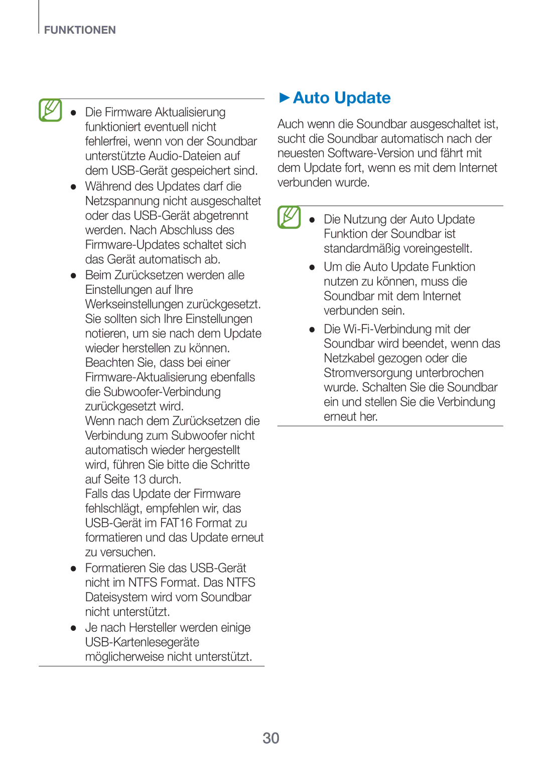 Samsung HW-H751/EN, HW-F751/XN, HW-H750/EN, HW-F751/TK, HW-F751/EN, HW-H750/ZF manual ++Auto Update 