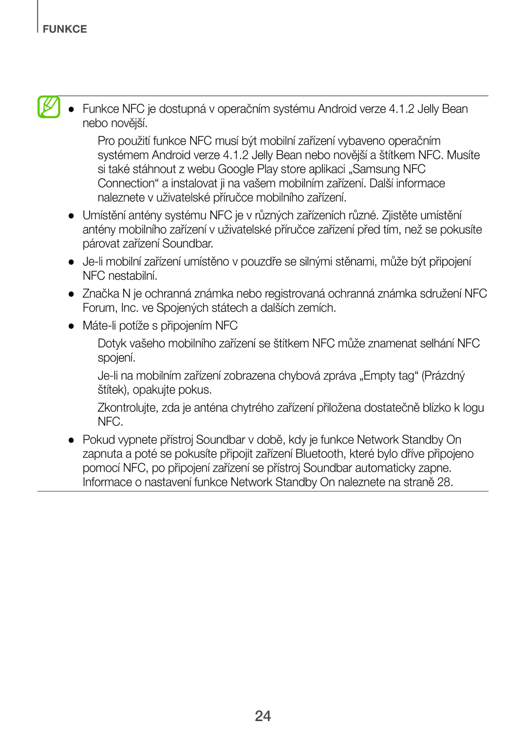 Samsung HW-H750/XN, HW-H751/EN, HW-H750/EN, HW-F751/EN, HW-H751/XN manual Funkce 