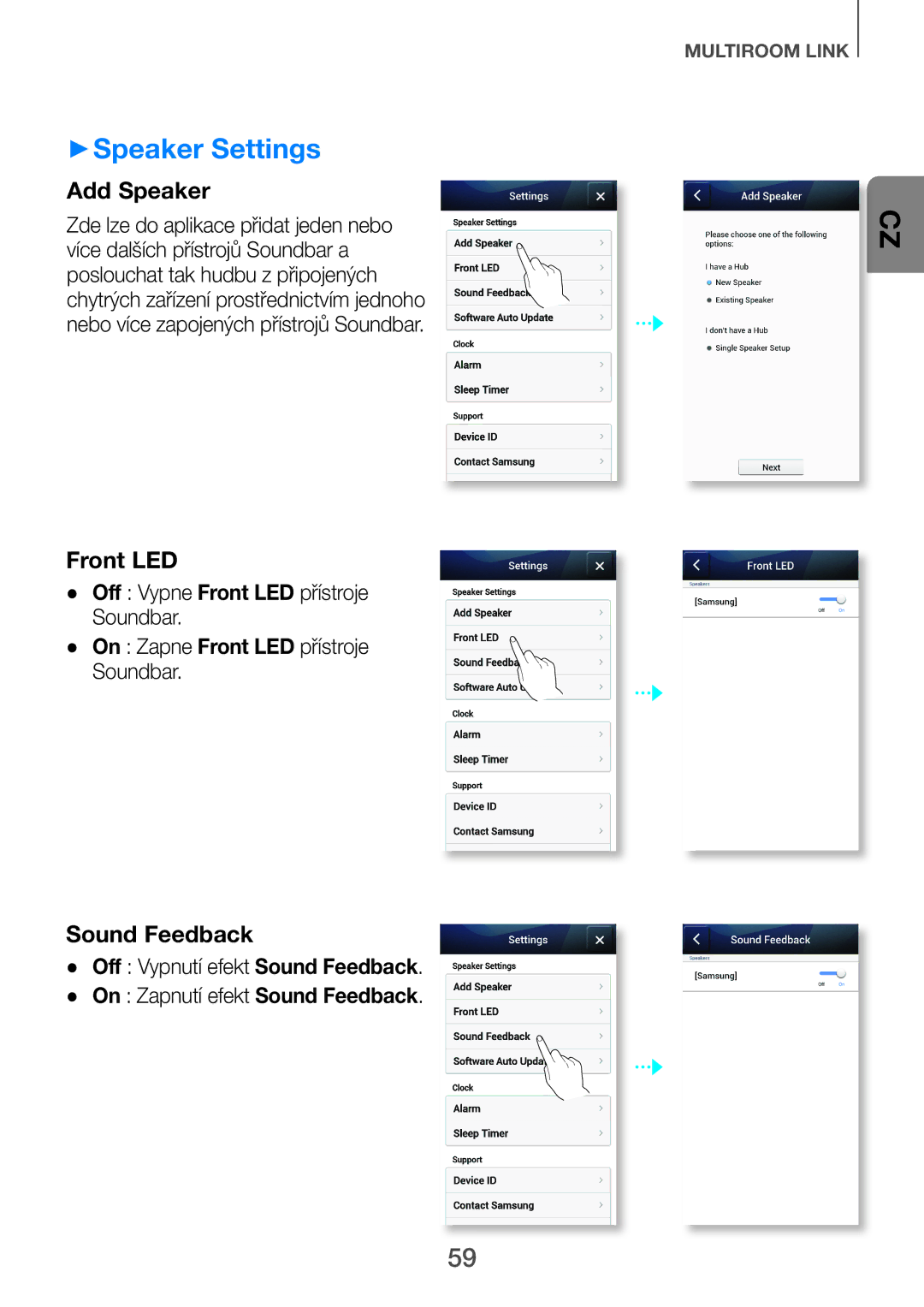 Samsung HW-H750/XN, HW-H751/EN, HW-H750/EN, HW-F751/EN, HW-H751/XN manual ++Speaker Settings, Add Speaker 