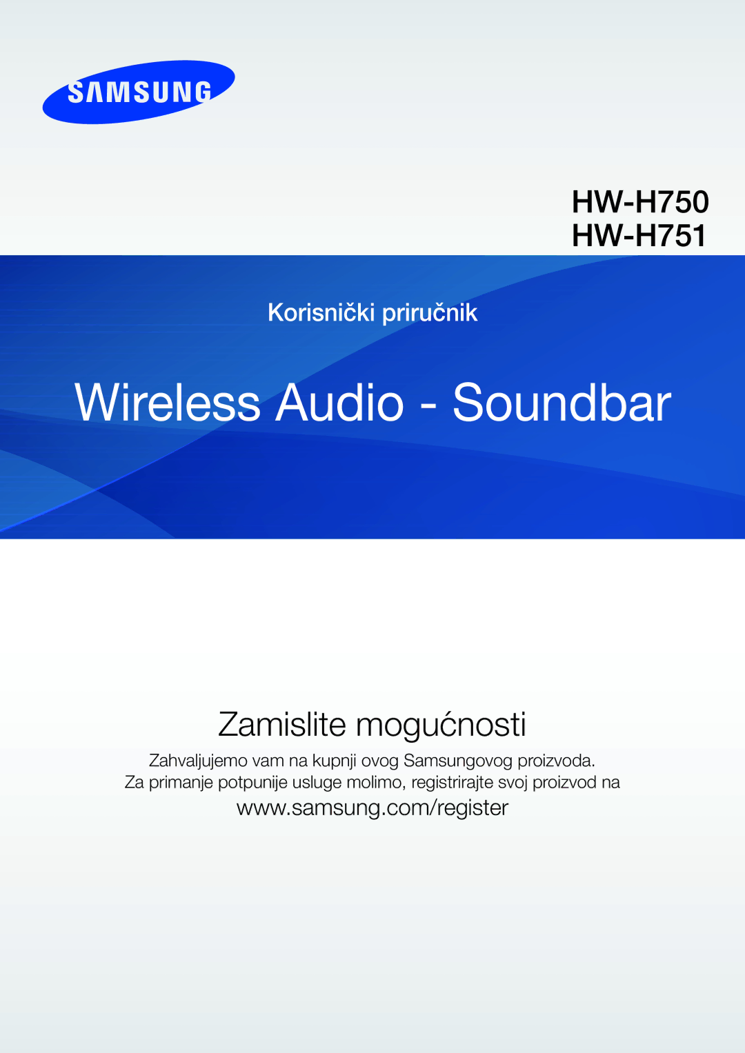 Samsung HW-F751/XN, HW-H751/EN, HW-H750/EN, HW-F751/TK, HW-F751/EN, HW-H750/ZF manual Wireless Audio Soundbar 