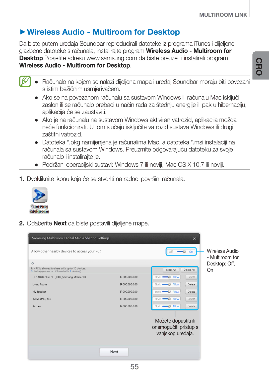 Samsung HW-H750/EN, HW-H751/EN, HW-F751/EN manual ++Wireless Audio Multiroom for Desktop 