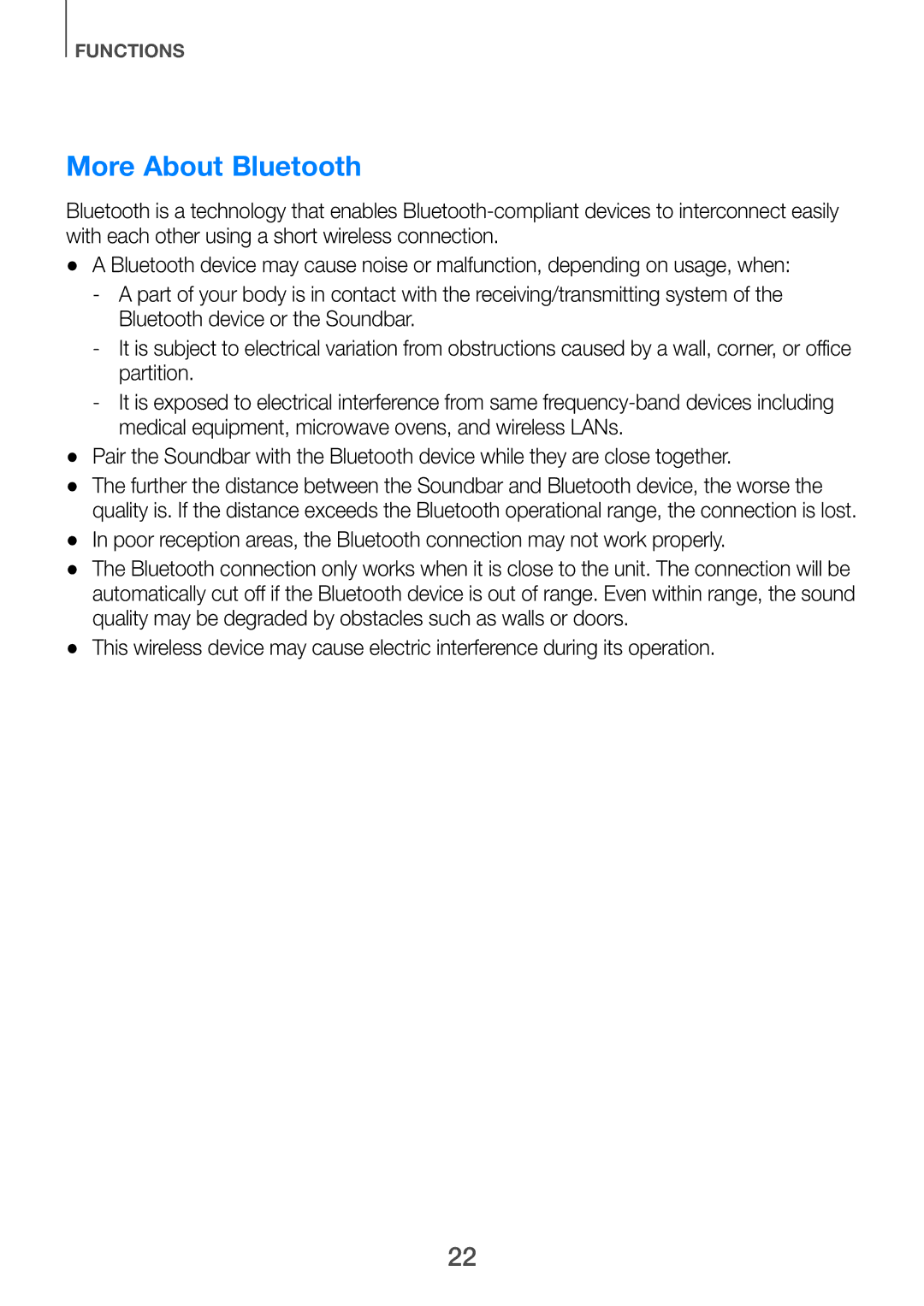 Samsung HW-H751/UM manual More About Bluetooth 