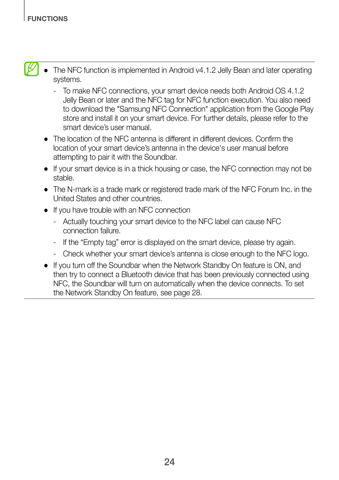 Samsung HW-H751/UM manual Functions 