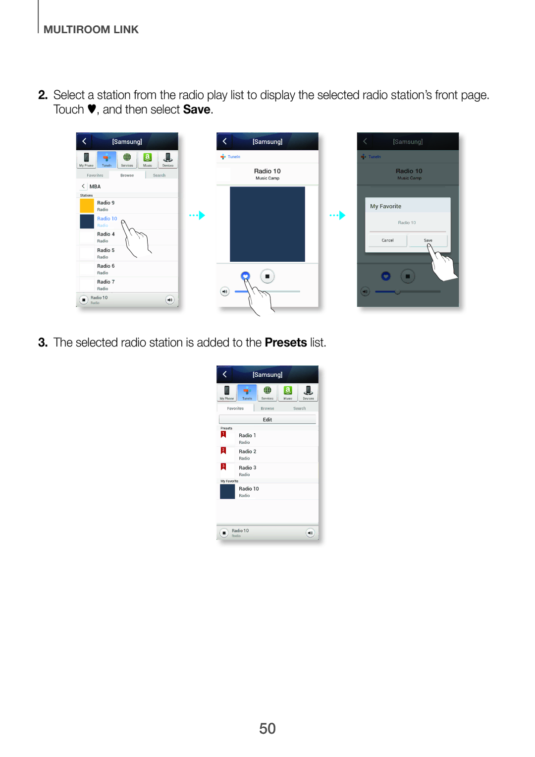 Samsung HW-H751/XV manual Multiroom Link 