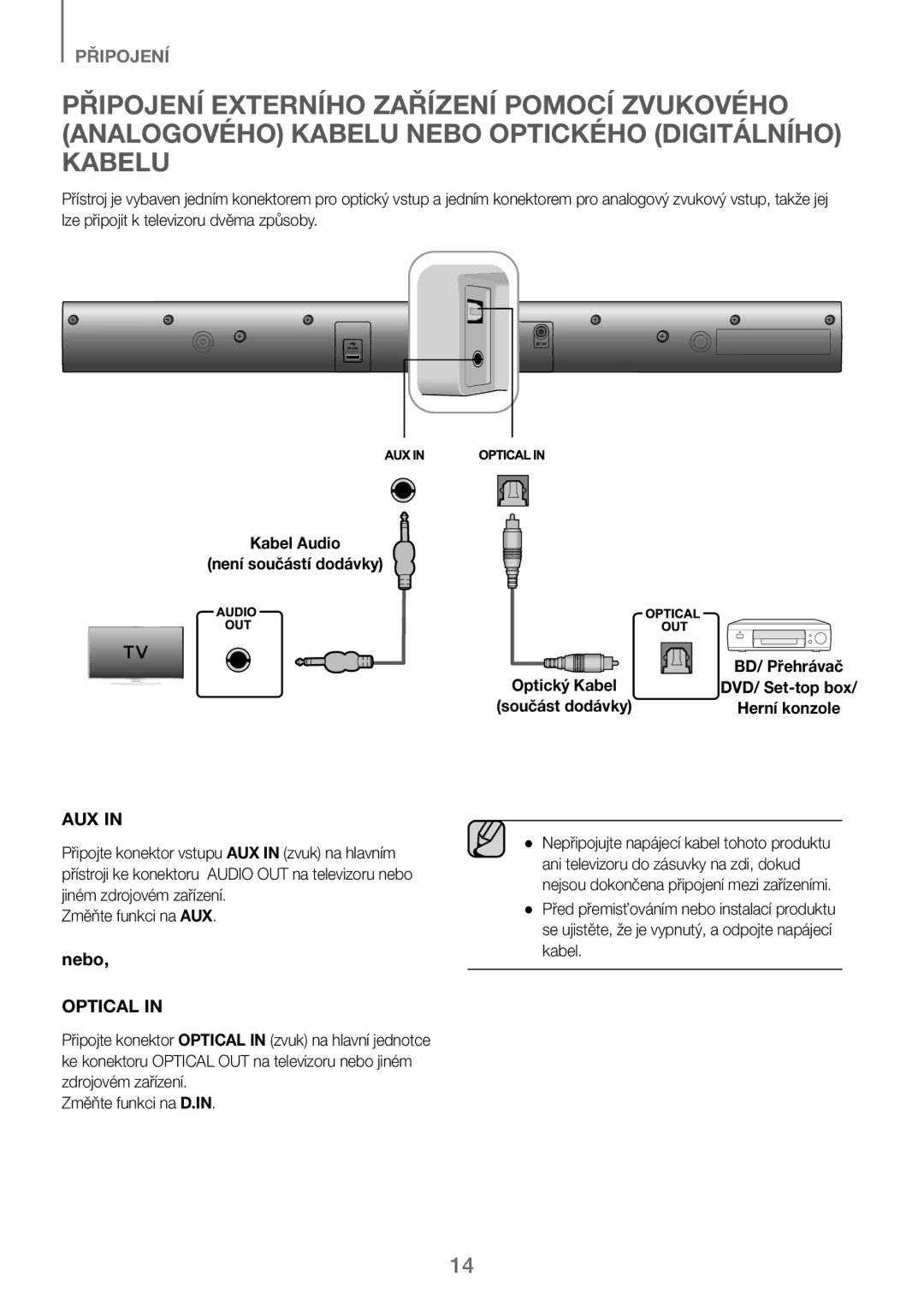 Samsung HW-J250/EN manual Nebo 