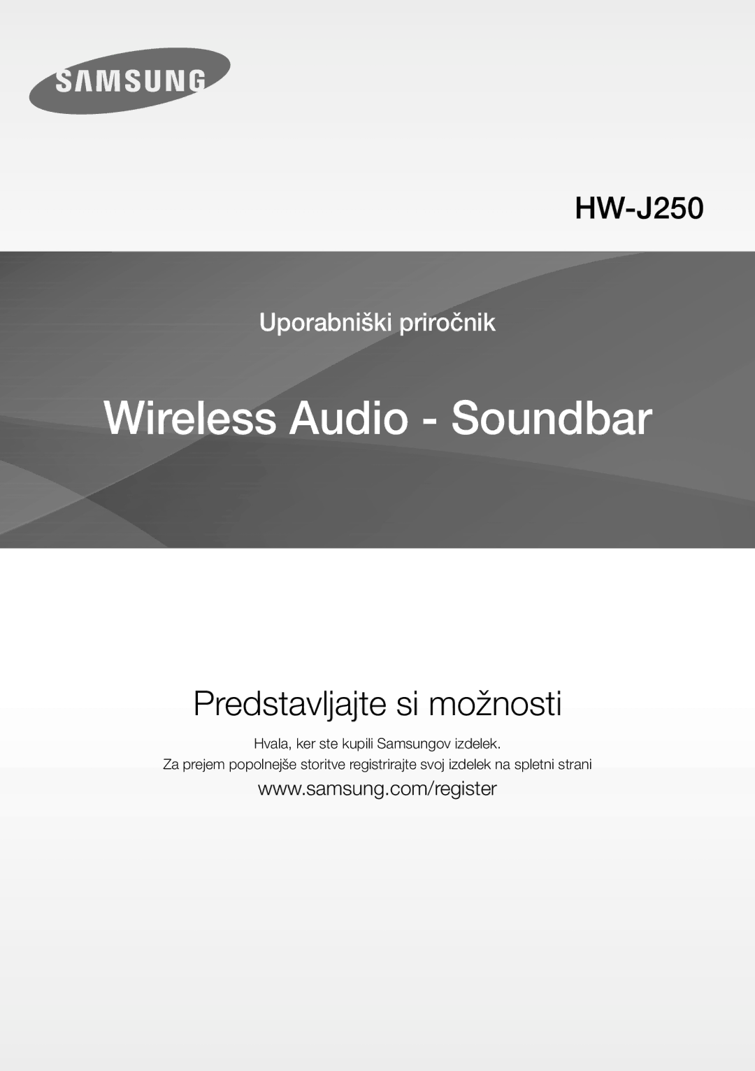 Samsung HW-J250/EN manual Predstavljajte si možnosti 