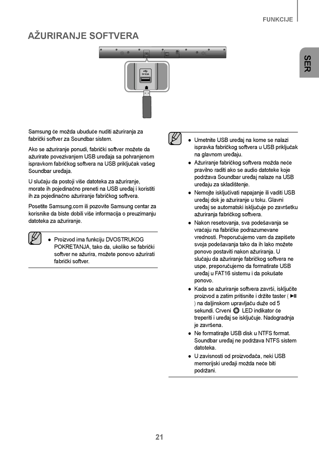 Samsung HW-J250/EN manual Ažuriranje Softvera 