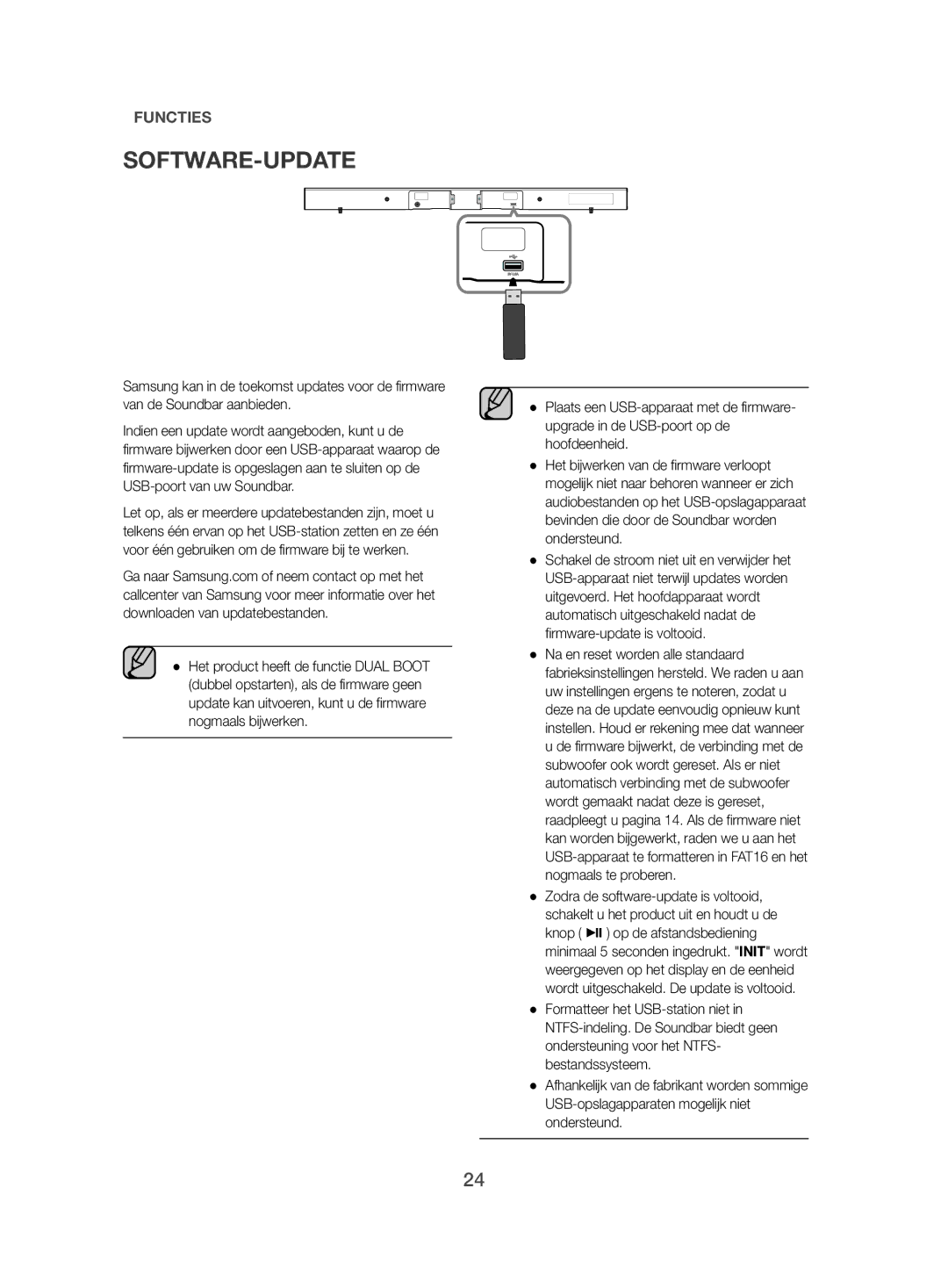 Samsung HW-J470/EN, HW-J470/XN manual Software-Update 