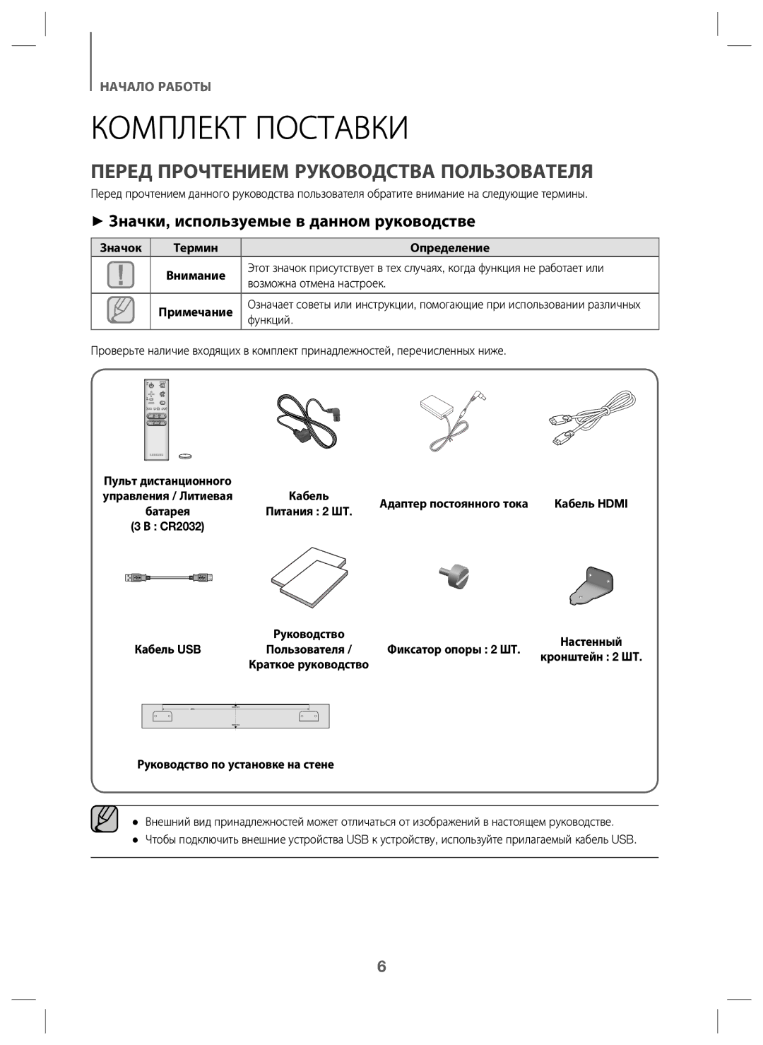 Samsung HW-J6000/RU manual Перед Прочтением Руководства Пользователя, + Значки, используемые в данном руководстве 