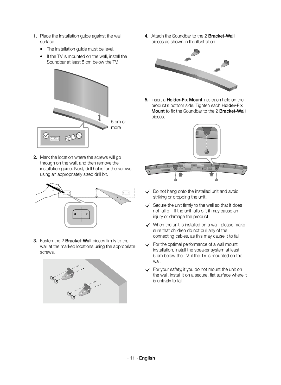 Samsung HW-J6000R/ZF, HW-J6001R/EN, HW-J6000R/EN, HW-J6001R/ZF manual Cm or more 