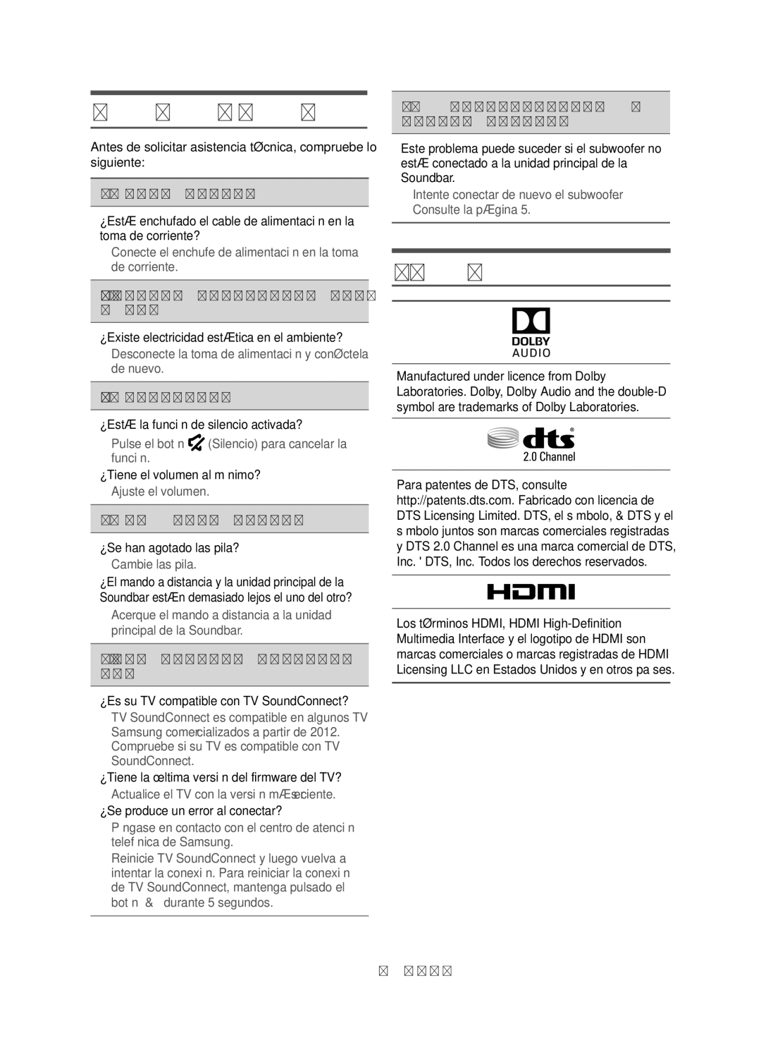 Samsung HW-J6001R/ZF, HW-J6001R/EN, HW-J6000R/EN, HW-J6000R/ZF manual Licencia 