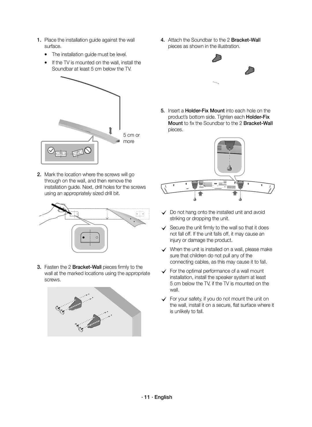 Samsung HW-J6001R/UM manual Cm or more 