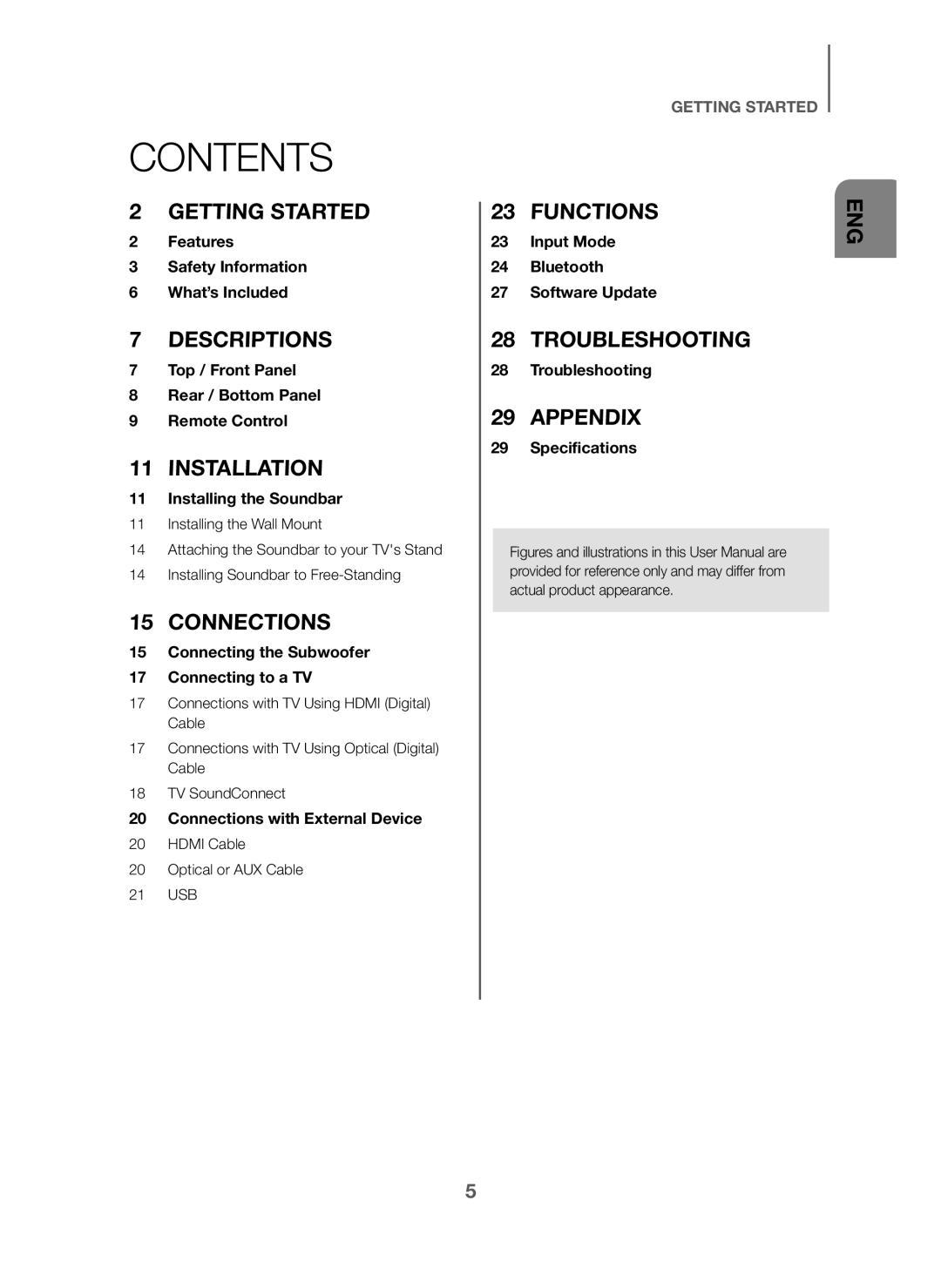 Samsung HW-J6001/SQ manual Contents 