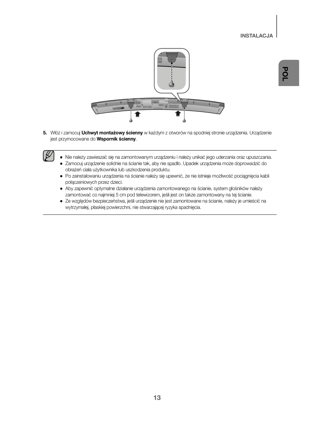 Samsung HW-J6001/XN, HW-J6001/TK, HW-J6000/EN, HW-J6001/EN, HW-J6001/ZF, HW-J6000/ZF, HW-J6011/XE, HW-J6010/XE manual Pol 