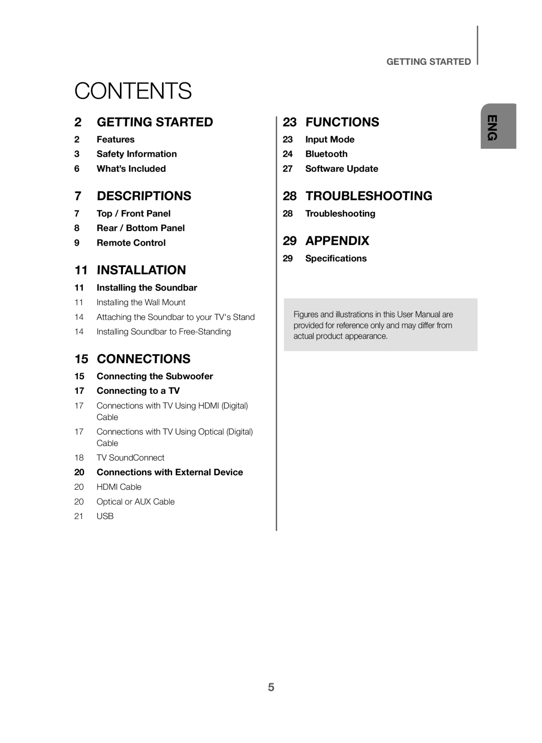 Samsung HW-J6001/XV manual Contents 