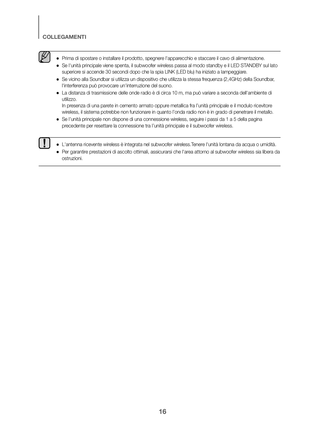 Samsung HW-J6001/ZF, HW-J6000/ZF manual Collegamenti 