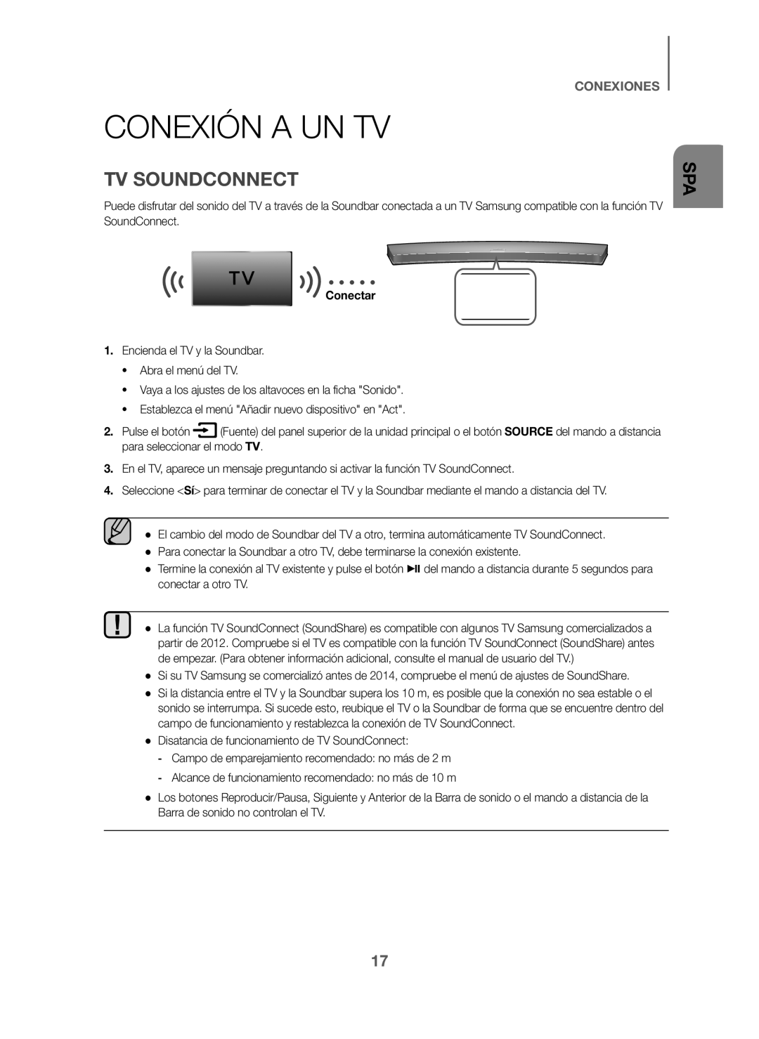 Samsung HW-J6000/ZF, HW-J6001/ZF manual Conexión a UN TV, Conectar 