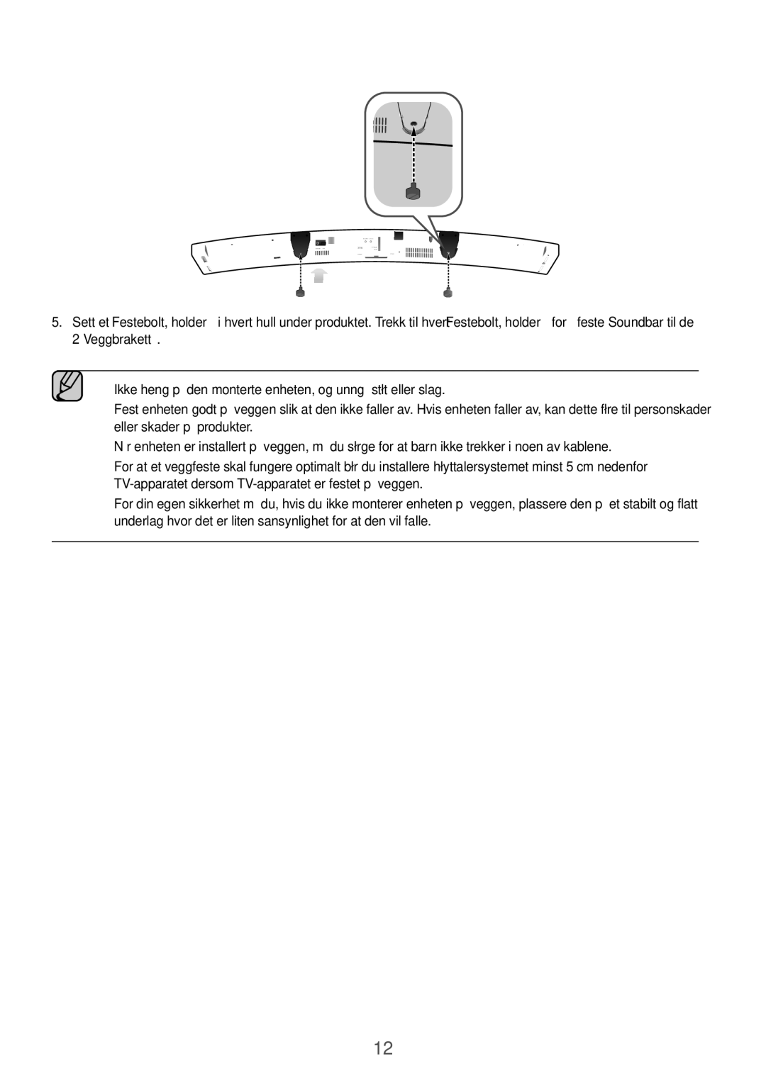 Samsung HW-J6501R/EN, HW-J6500R/EN, HW-J6501R/ZF, HW-J6501R/XN, HW-J6511R/XE, HW-J6510R/XE, HW-J6500R/XN manual Montering 