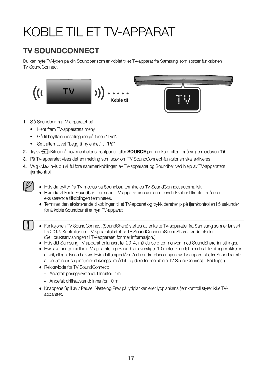 Samsung HW-J6510/XE manual Koble TIL ET TV-APPARAT, Koble til, Se i bruksanvisningen til TV-apparatet for mer informasjon 