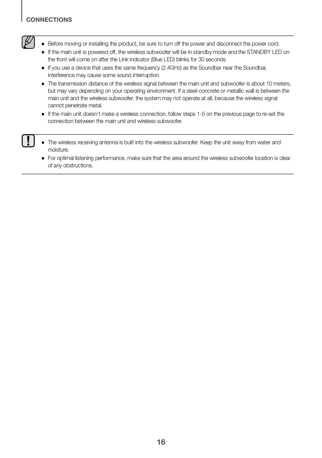 Samsung HW-J6511/XE, HW-J6510/XE manual Connections 