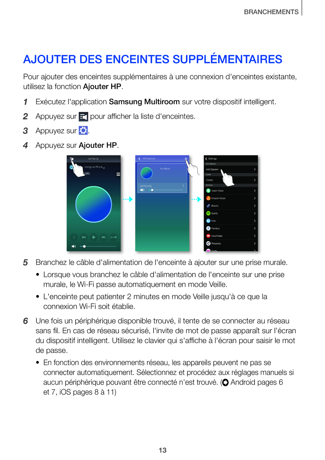 Samsung HW-J651/ZF manual Ajouter DES Enceintes Supplémentaires 