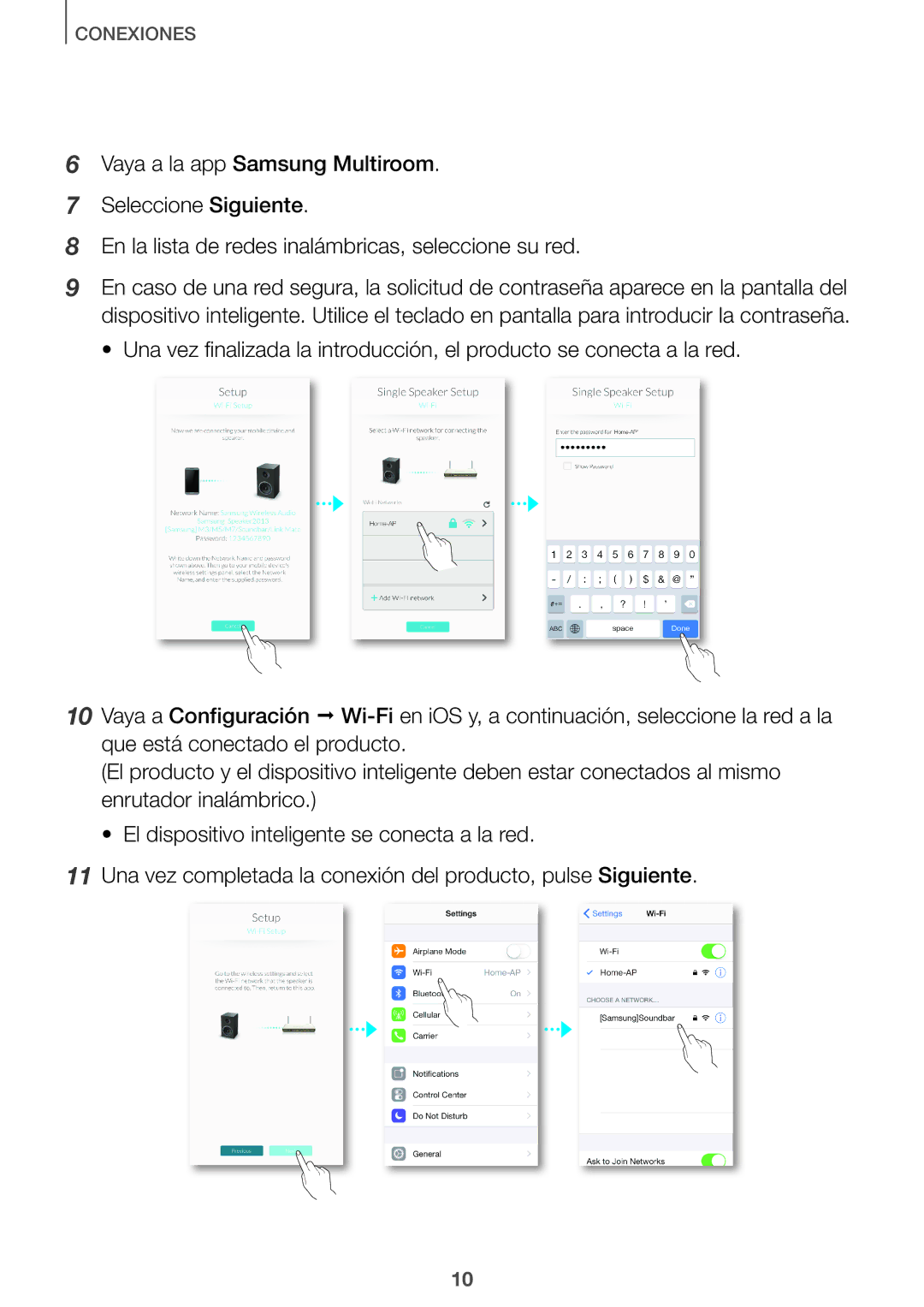 Samsung HW-J651/ZF manual Conexiones 